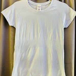 Athleta Light Blue Short Sleeve Tee